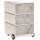 PAPERFLOW easyBox Industrial Rollcontainer weiß, bunt 61827 4 Auszüge 39,0 x 43,6 x 64,2 cm