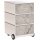 PAPERFLOW easyBox Industrial Rollcontainer weiß, bunt 61827 4 Auszüge 39,0 x 43,6 x 64,2 cm