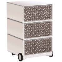 PAPERFLOW easyBox Industrial Rollcontainer weiß,...