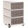 PAPERFLOW easyBox Industrial Rollcontainer weiß, bunt 61789 4 Auszüge 39,0 x 43,6 x 64,2 cm