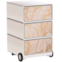PAPERFLOW easyBox Classic Chic Rollcontainer weiß,...