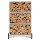 PAPERFLOW easyBox Industrial Rollcontainer weiß, bunt 61811 4 Auszüge 39,0 x 43,6 x 64,2 cm