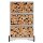 PAPERFLOW easyBox Industrial Rollcontainer weiß, bunt 61811 4 Auszüge 39,0 x 43,6 x 64,2 cm