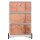 PAPERFLOW easyBox Industrial Rollcontainer weiß, bunt 61778 4 Auszüge 39,0 x 43,6 x 64,2 cm