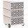 PAPERFLOW easyBox Vintage Rollcontainer weiß, bunt 60907 4 Auszüge 39,0 x 43,6 x 64,2 cm
