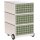PAPERFLOW easyBox Vintage Rollcontainer weiß, bunt 60891 4 Auszüge 39,0 x 43,6 x 64,2 cm