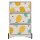 PAPERFLOW easyBox Tropical Rollcontainer weiß, bunt 60731 4 Auszüge 39,0 x 43,6 x 64,2 cm