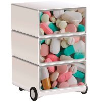 PAPERFLOW easyBox Business Rollcontainer weiß, bunt...