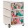 PAPERFLOW easyBox Business Rollcontainer weiß, bunt 62157 4 Auszüge 39,0 x 43,6 x 64,2 cm
