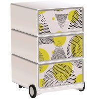 PAPERFLOW easyBox Business Rollcontainer weiß, bunt...