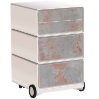 PAPERFLOW easyBox Industrial Rollcontainer weiß,...