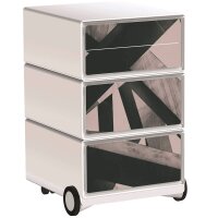 PAPERFLOW easyBox Industrial Rollcontainer weiß,...