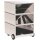 PAPERFLOW easyBox Industrial Rollcontainer weiß, bunt 61169 4 Auszüge 39,0 x 43,6 x 64,2 cm