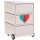 PAPERFLOW easyBox Business Rollcontainer weiß, bunt 62173 4 Auszüge 39,0 x 43,6 x 64,2 cm