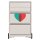 PAPERFLOW easyBox Business Rollcontainer weiß, bunt 62173 4 Auszüge 39,0 x 43,6 x 64,2 cm