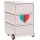 PAPERFLOW easyBox Business Rollcontainer weiß, bunt 62173 4 Auszüge 39,0 x 43,6 x 64,2 cm