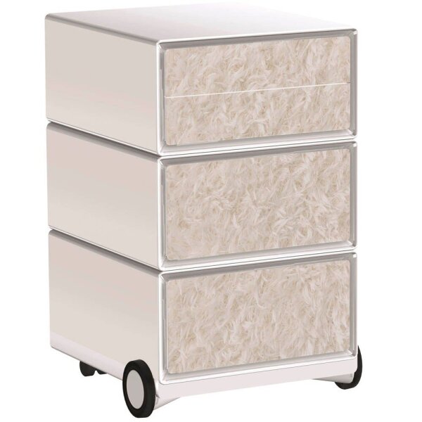 PAPERFLOW easyBox Contents Rollcontainer weiß, bunt 62093 4 Auszüge 39,0 x 43,6 x 64,2 cm