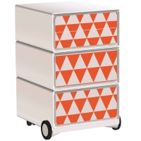 PAPERFLOW easyBox Colour Rollcontainer weiß, bunt...