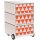 PAPERFLOW easyBox Colour Rollcontainer weiß, bunt 60155 4 Auszüge 39,0 x 43,6 x 64,2 cm