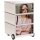 PAPERFLOW easyBox Classic Chic Rollcontainer weiß, bunt 61015 4 Auszüge 39,0 x 43,6 x 64,2 cm