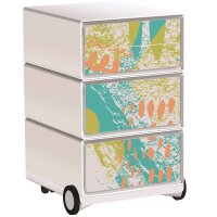 PAPERFLOW easyBox Colour Rollcontainer weiß, bunt...