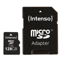 Intenso Speicherkarte microSDXC-Card Class 10, 128 GB, 1 St.