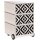 PAPERFLOW easyBox Black & White Rollcontainer weiß, schwarz 60603 4 Auszüge 39,0 x 43,6 x 64,2 cm