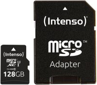 Intenso Speicherkarte microSDXC Professional, 128 GB, 1 St.