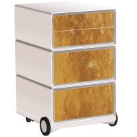 PAPERFLOW easyBox Classic Chic Rollcontainer weiß,...