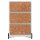 PAPERFLOW easyBox Contents Rollcontainer weiß, bunt 62606 4 Auszüge 39,0 x 43,6 x 64,2 cm