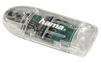 hama 8in1 Multi-microSD, SD-Kartenleser transparent