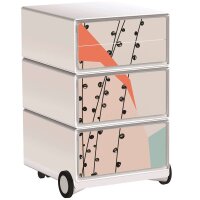 PAPERFLOW easyBox Colour Rollcontainer weiß, bunt...