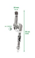 tarifold Lanyards 200532, Textilband, weiß, 10 St.
