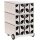 PAPERFLOW easyBox Black & White Rollcontainer weiß, schwarz 60587 4 Auszüge 39,0 x 43,6 x 64,2 cm