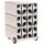 PAPERFLOW easyBox Black & White Rollcontainer weiß, schwarz 60587 4 Auszüge 39,0 x 43,6 x 64,2 cm