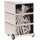 PAPERFLOW easyBox Black & White Rollcontainer weiß, schwarz 61265 4 Auszüge 39,0 x 43,6 x 64,2 cm