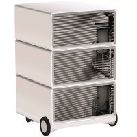 PAPERFLOW easyBox Black & White Rollcontainer...