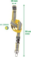 tarifold Lanyards 200534, Textilband, gelb, 10 St.