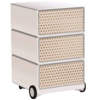 PAPERFLOW easyBox Classic Chic Rollcontainer weiß,...