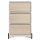 PAPERFLOW easyBox Classic Chic Rollcontainer weiß, bunt 62407 4 Auszüge 39,0 x 43,6 x 64,2 cm