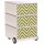 PAPERFLOW easyBox Vintage Rollcontainer weiß, bunt 60923 4 Auszüge 39,0 x 43,6 x 64,2 cm