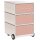 PAPERFLOW easyBox Vintage Rollcontainer weiß, bunt 60939 4 Auszüge 39,0 x 43,6 x 64,2 cm