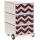 PAPERFLOW easyBox Vintage Rollcontainer weiß, bunt 60955 4 Auszüge 39,0 x 43,6 x 64,2 cm