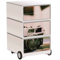 PAPERFLOW easyBox Vintage Rollcontainer weiß, bunt...