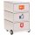 PAPERFLOW easyBox Business Rollcontainer weiß, bunt 62279 4 Auszüge 39,0 x 43,6 x 64,2 cm