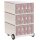 PAPERFLOW easyBox Vintage Rollcontainer weiß, bunt 60987 4 Auszüge 39,0 x 43,6 x 64,2 cm