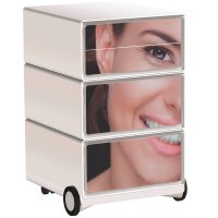 PAPERFLOW easyBox Business Rollcontainer weiß, bunt...