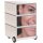 PAPERFLOW easyBox Business Rollcontainer weiß, bunt 62186 4 Auszüge 39,0 x 43,6 x 64,2 cm