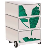 PAPERFLOW easyBox Tropical Rollcontainer weiß, bunt...