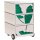 PAPERFLOW easyBox Tropical Rollcontainer weiß, bunt 60651 4 Auszüge 39,0 x 43,6 x 64,2 cm